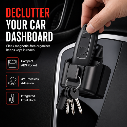 🎁 Car Key Fob Holder with Hook – Protective Key Case & Convenient Keychain