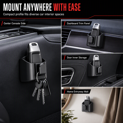 🎁 Car Key Fob Holder with Hook – Protective Key Case & Convenient Keychain