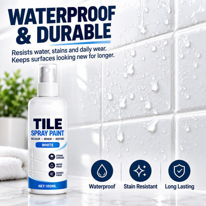 🎨 Tile Renewal Spray – 100ml Surface Refresh Paint, 3 Colors