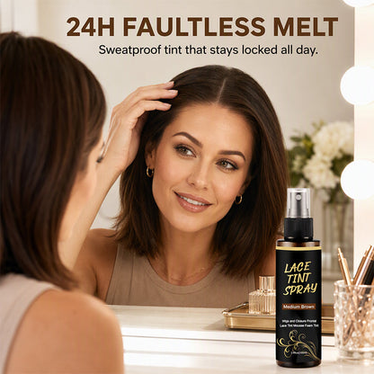 💇 Lace Tint Spray for Wigs & Frontals – Quick-Dry Root Tinting Mist for Seamless Brown Hair Blending