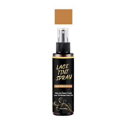 💇 Lace Tint Spray for Wigs & Frontals – Quick-Dry Root Tinting Mist for Seamless Brown Hair Blending