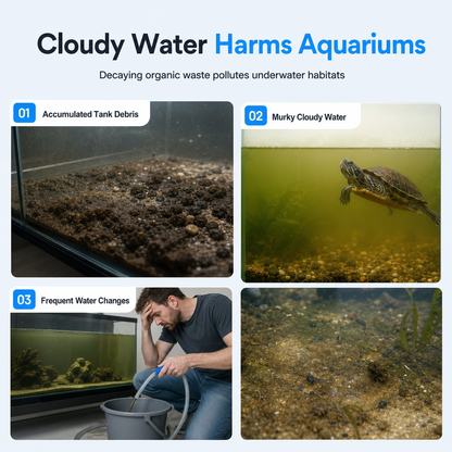 🐢 Turtle Tank Poop Collector – Aquarium Waste Cleaner for Easy Tank Maintenance