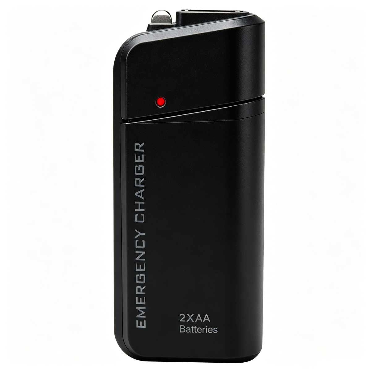 🔋 Portable Emergency Phone Charger – AA Battery Powered Power Bank with LED Flashlight